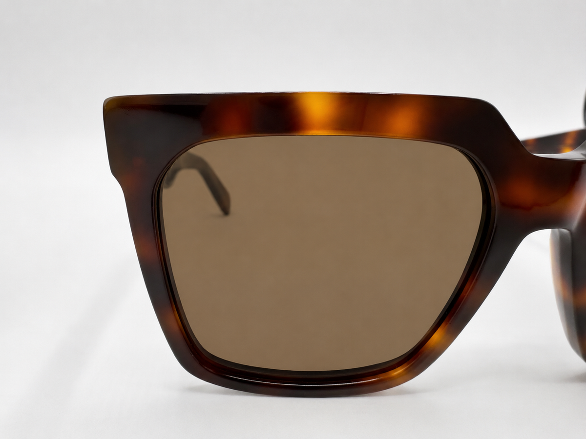 Céline Oversized zonnebril - schildpadmotief