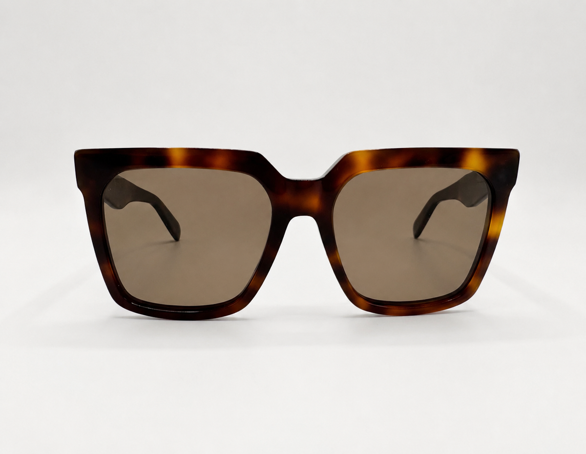 Céline Oversized zonnebril - schildpadmotief