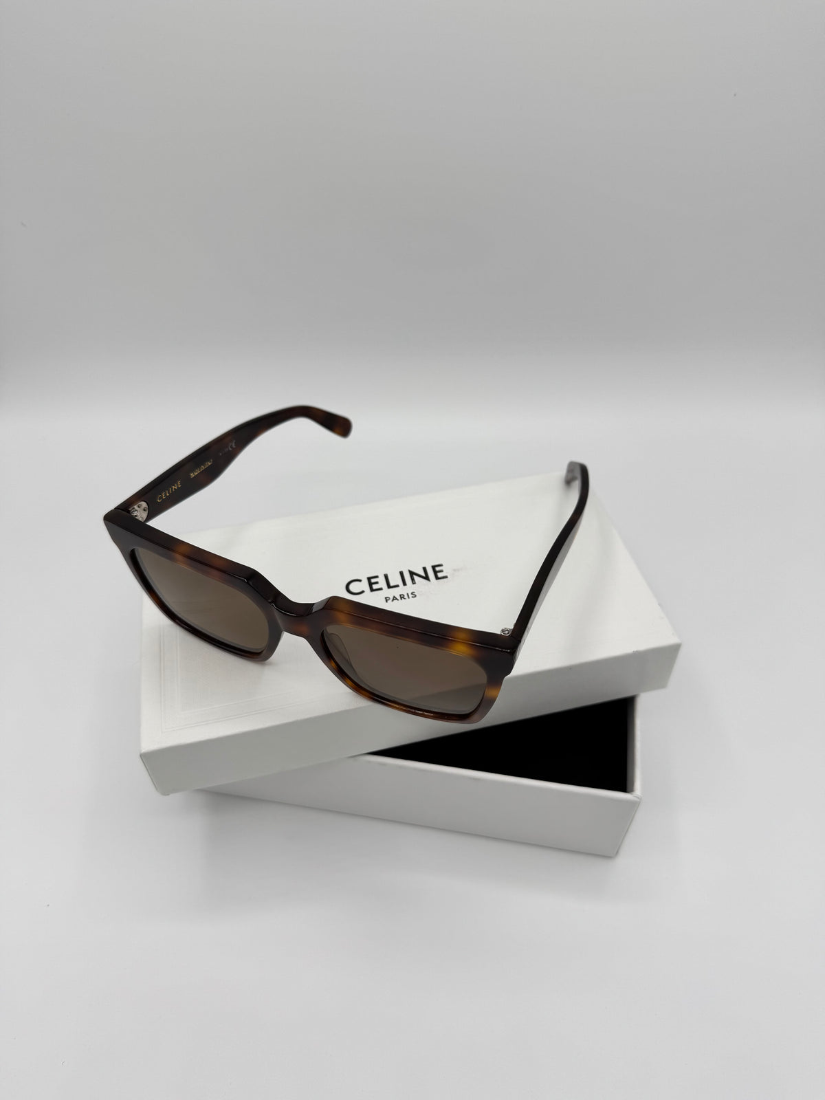 Céline Oversized zonnebril - schildpadmotief