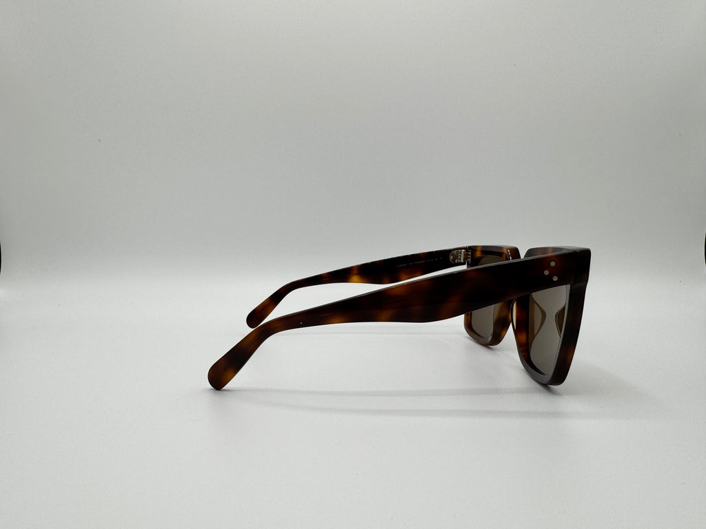 Céline Oversized zonnebril - schildpadmotief
