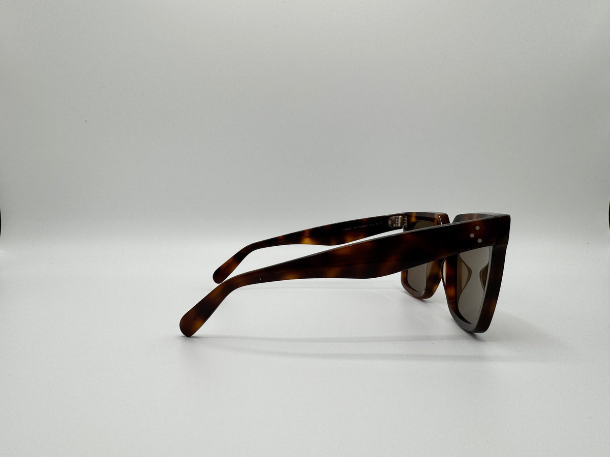 Céline Oversized zonnebril - schildpadmotief